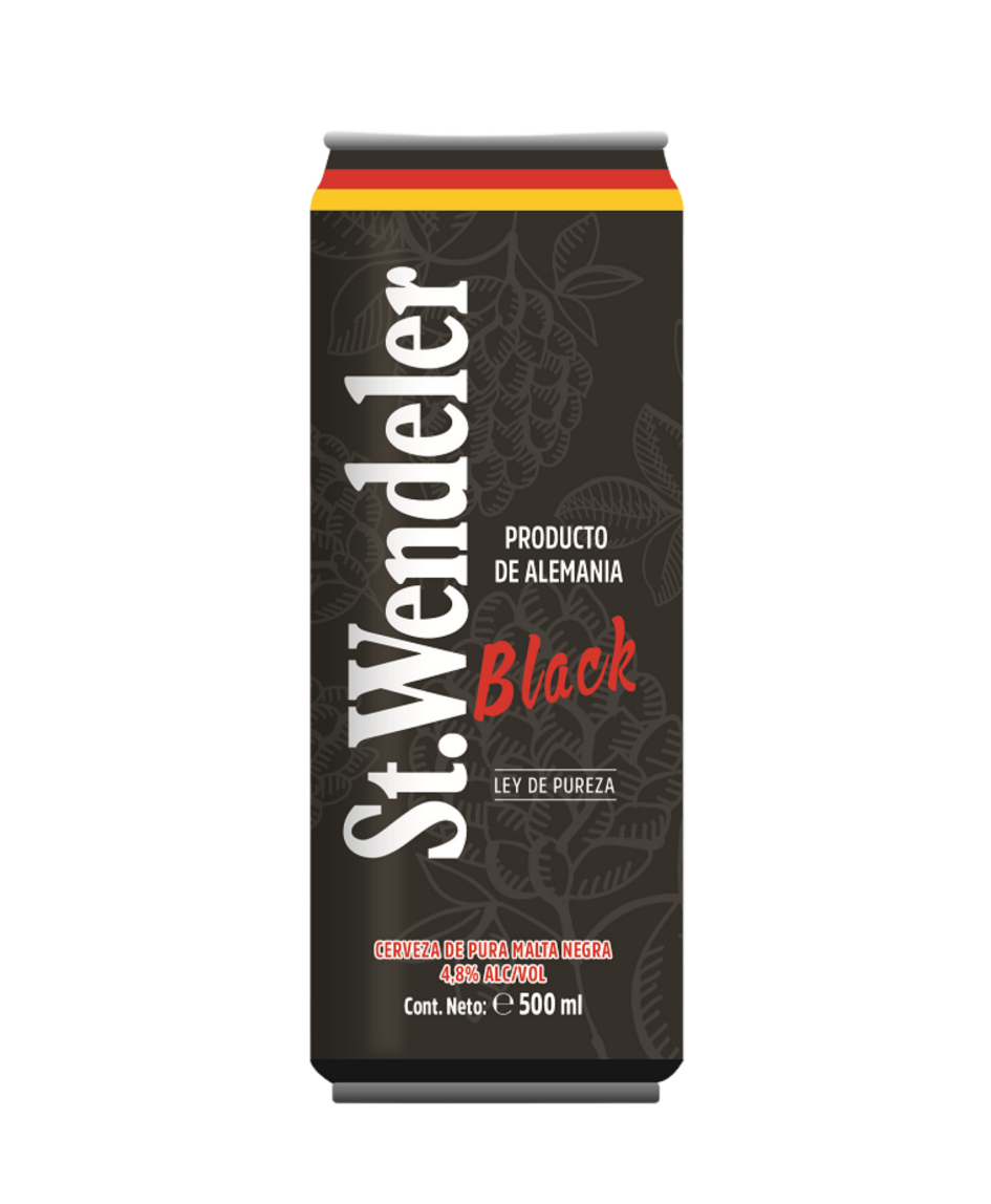 ST. WENDELER BLACK - Bia lúa mạch  ( bia đen ). 
